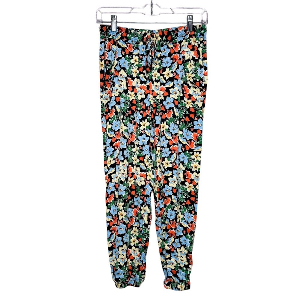 Zara | Floral Print Tapered Pants | Size S | GUC